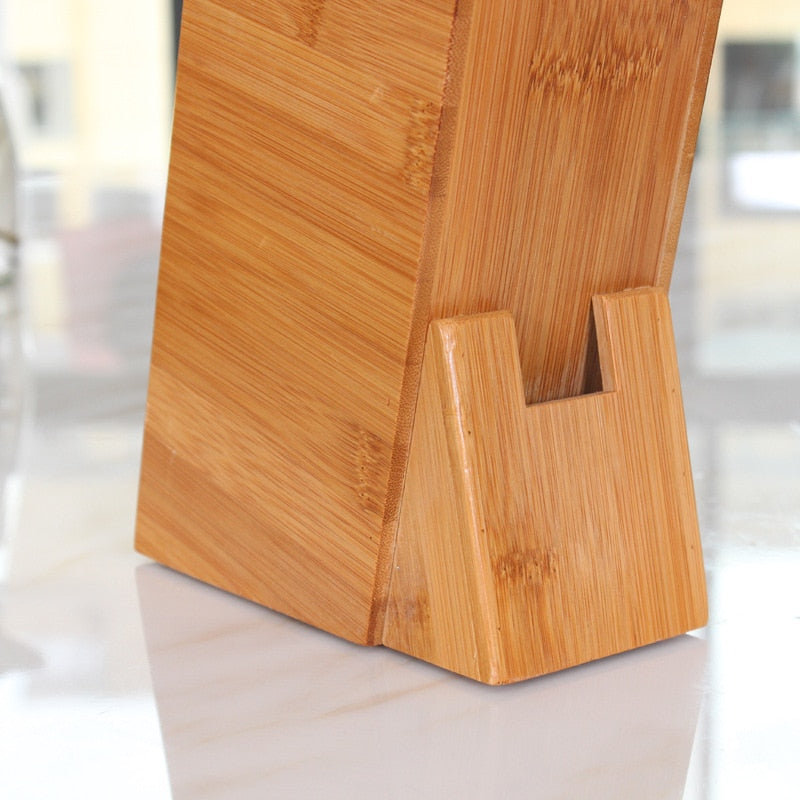 BUY BAMBOO Knife Block ON SALE NOW! Wooden Earth