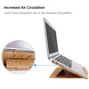 iCOZZIER Bamboo Laptop Desk