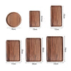 Wooden Kitchen Set Of Trays And Plates