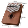 17 Key African Marimba Wood Thumb Piano