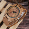 Leather Wood Watch