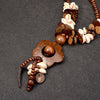 Coconut Wood Flower Necklace