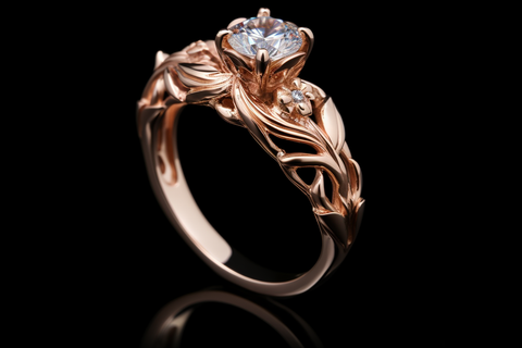How to Select the Right Diamond for Your Rose Gold Engagement Ring