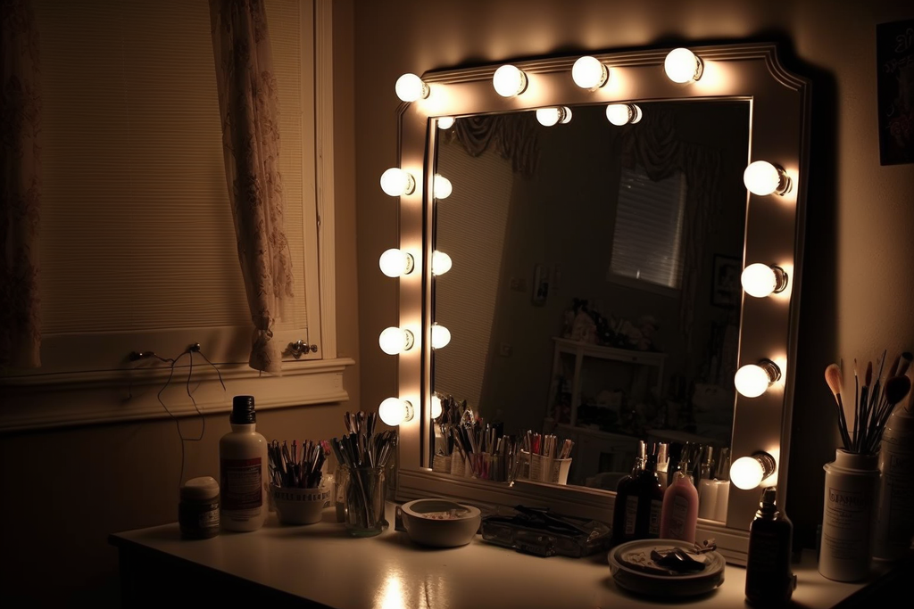 How to Install Vanity Lights Around a Mirror? Wooden Earth