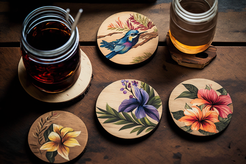How Do You Seal Painted Wood Coasters?