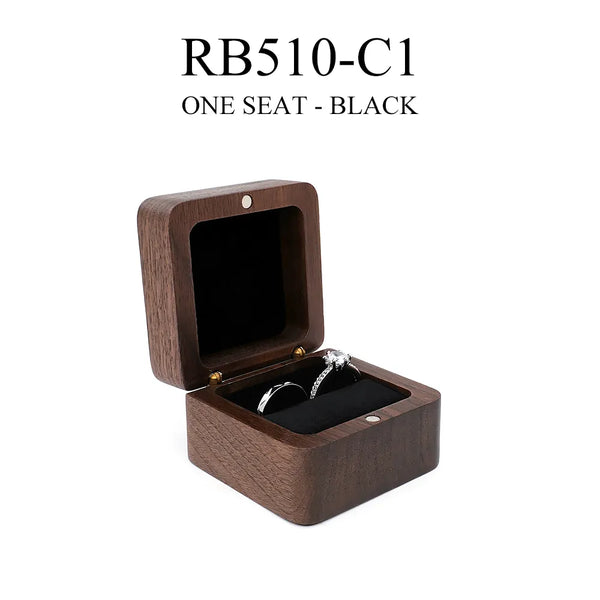 MAHOOSIVE Wedding Ring Rustic Box