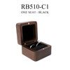 MAHOOSIVE Wedding Ring Rustic Box