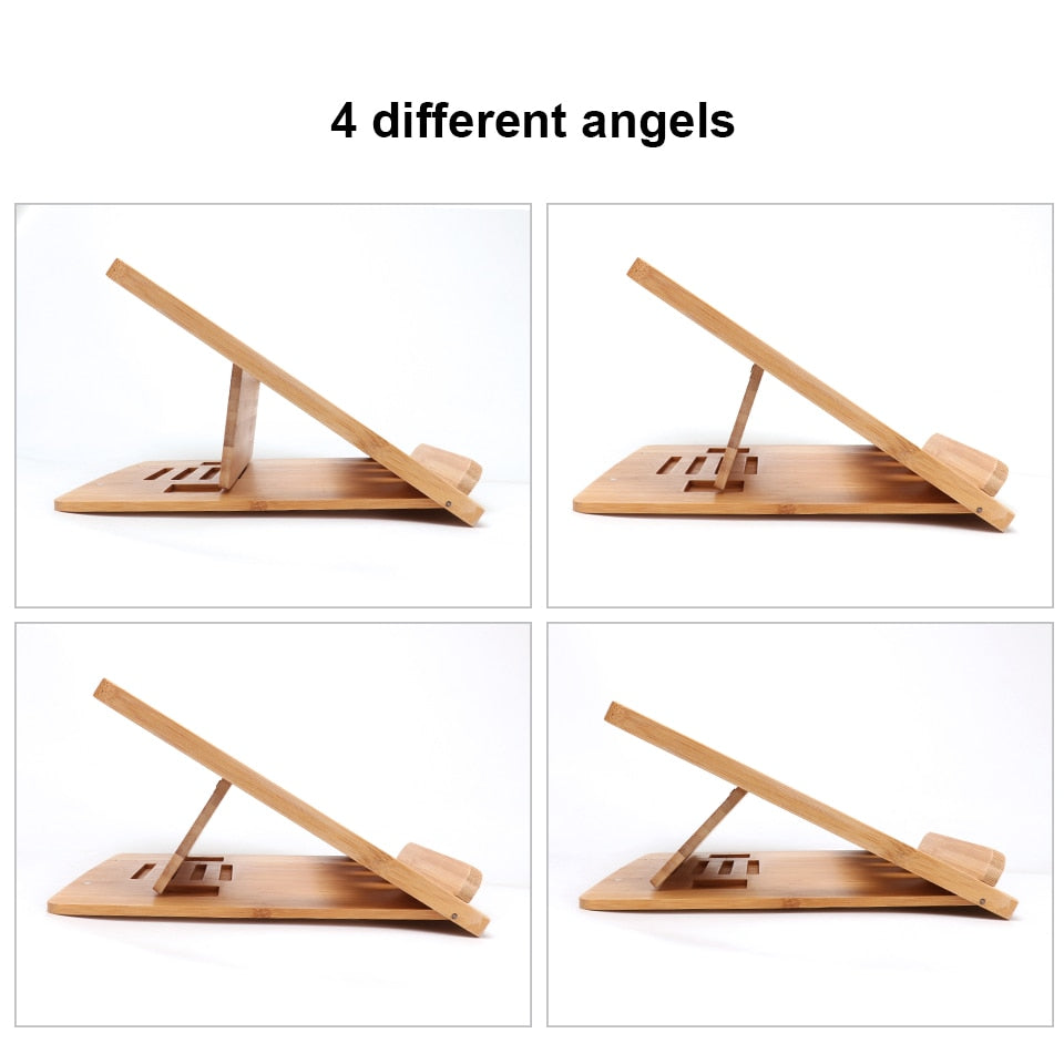 Laptop Stand - Wooden Fold Laptop Stand