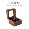 MAHOOSIVE Wedding Ring Rustic Box