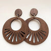 KANDRA CORK Wood Earrings