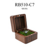 MAHOOSIVE Wedding Ring Rustic Box