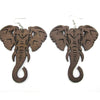 Elephant Wood Earrings