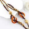 Wood Elephant Necklace