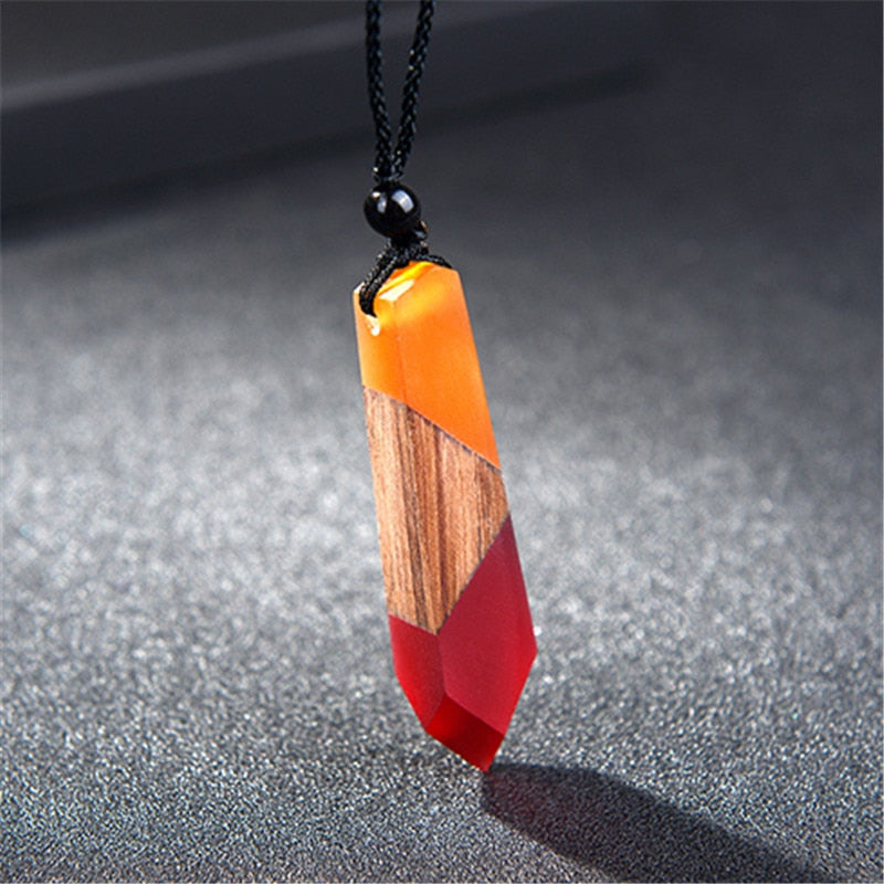 Orange Calcite Crystal Necklace Min – ElementalFlowCo
