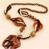 Wood Elephant Necklace