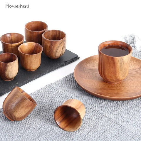 JAPANESE Wooden Tea Cup
