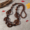Coconut Wood Flower Necklace