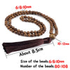 Wooden Rosary Beads Necklace