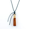 Wood Crystal Necklace
