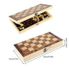 Wooden Chess Board Folds Up