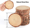 Natural Wood Round Coasters