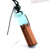 Wood Crystal Necklace