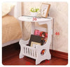 Nordic Simple Nightstand Wood Modern Bedroom Bed Cabinets Bedside Table Mesa Lateral Mesitas De Noche Garden Furniture Sets