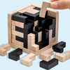 Wooden Rubik's Cube Puzzle