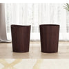 Wood Grain Trash Can