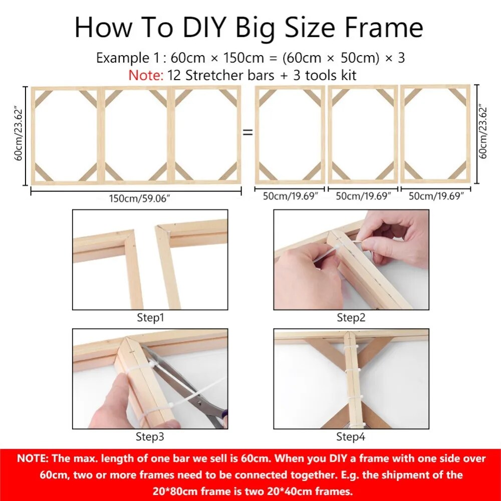Build Large Frame BUY DIY Large Picture Frames ON SALE NOW! - Wooden Earth