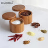 Bamboo Salt Container