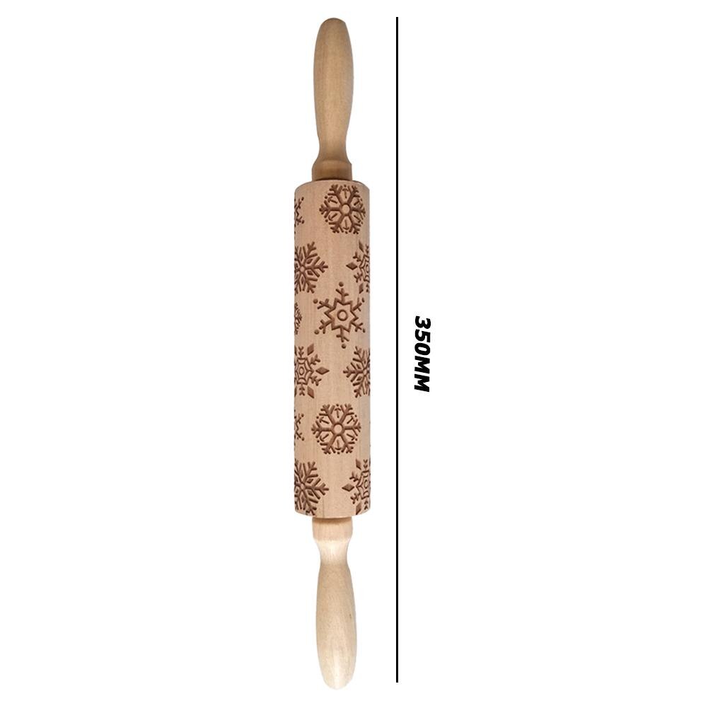 Embossed Rolling Pin Pattern Swirles, Christmas Gift For Her