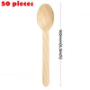 WOODEN Disposable Forks