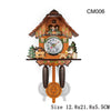 Cuckoo Clock Wall Clock Handicraft Vintage Wooden Cuckoo Tree House Clock For Bedroom Living Room Office Home Decoration