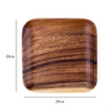 Square Wooden Plate
