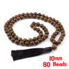 Wooden Rosary Beads Necklace