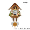 Cuckoo Clock Wall Clock Handicraft Vintage Wooden Cuckoo Tree House Clock For Bedroom Living Room Office Home Decoration