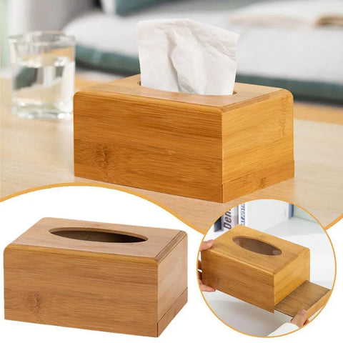 Bamboo Tissue Box