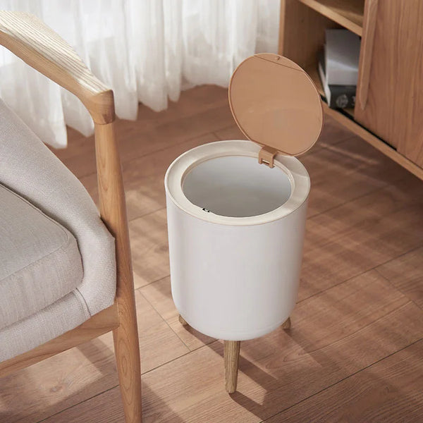 Wooden Trash Can