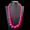 Chunky Beaded Pendant Necklace