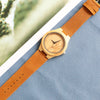 Leather Wood Watch