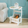 Nordic Simple Nightstand Wood Modern Bedroom Bed Cabinets Bedside Table Mesa Lateral Mesitas De Noche Garden Furniture Sets