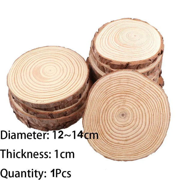 Natural Wood Round Coasters