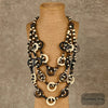 Coconut Wood Flower Necklace