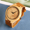 Leather Wood Watch
