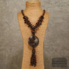 Coconut Wood Flower Necklace