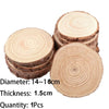 Natural Wood Round Coasters