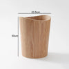 Wood Grain Trash Can