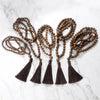 Wooden Rosary Beads Necklace