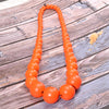 Chunky Beaded Pendant Necklace
